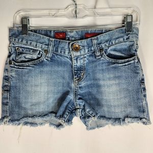 X2 Quality Denim Shorts Cut Off from Boot Jeans Size 2R 5 Pockets
